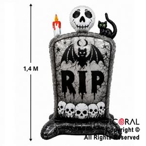 GLOBO METALIZADO HALLOWEEN RIP 140 CM (U2604-05)